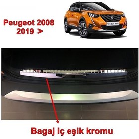 Resim Peugeot 2008 Bagaj İç Eşik Nikelajı 2019 Sonrası 1 Prç. P Çelik N11.3742 