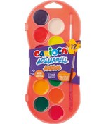 Resim Carioca 12'li Neon Sulu Boya 30mm Renkli 