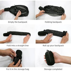 Resim Streak Reflektörlü Motosiklet Kask Sırt Çantası Portatif Sırt Çantası 