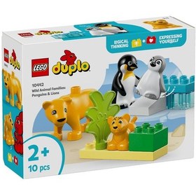 Resim Lego Duplo 10442 Wild Animal Families: Penguins And Lions 
