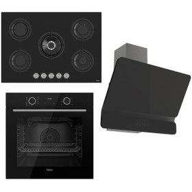 Resim Ferre Fryart Serisi Airfry Pişirme Siyah Set (rs035 + Xe63cs +d080 ) 