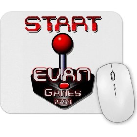 Resim Baskı Dükkanı Start Evan Games 1988 Mouse Pad 