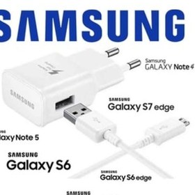 Resim Samsung S6 S7 Edge Note 4 Note 5 Hızlı Şarj Cihazı Şarj Aleti 