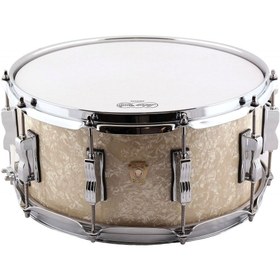 Resim Ludwig Classic Maple White Marine Pearl 6.5x14 Trampet 