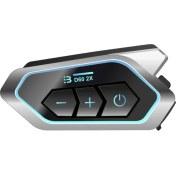Resim Vothoon D60 2x Motosiklet Kask Kulaklığı Bluetooth Intercom Rgb Işıklı 2 Intercom Bağlantılı 
