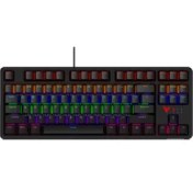 Resim Rapoo V500PRO-87 87 Tuş Mekanik Rgb Ingilizce Klavye (RP-V500PRO-87) 