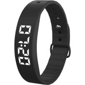 Resim E-Vibra Fitness Takip Bluetooth ve Uygulama Yok Telefon Gerektirmez - Siyah 