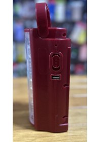 Resim Şarj Edilebilen 24 Ledli 80 Saat Süren Işıldak Usb İle Telefon Şarj Etme Özelliği Kırmızı 