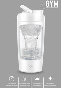 Resim Empressco Elektrikli 650 ml Tritan protein shaker, şarj edilebilir ve dayanıklı tasarım 