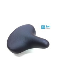 Resim Bisiklet Sele Ultra Geniş E-Bıke&Bisiklet Uyumlu Elastomer Yaylı 27 x 24 CM Siyah 