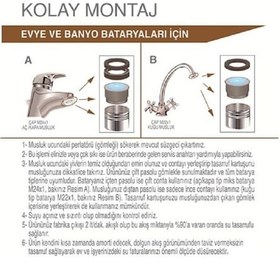 Resim Perlatör %90 Su Tasarruflu 2 Lt Sprey Akışlı 