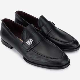 Resim Valmenti Erkek Hakiki Deri Kahverengi Klasik Ayakkabı 
