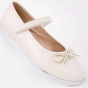 Resim Epaavm - Termo Taban Bıyık Fiyonk Sedef Cilt Kız Çocuk Ayakkabı Beyaz 