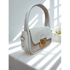 Resim Kadın El ve Omuz Ön Tokalı Çanta Yeni Model 12X20CM 