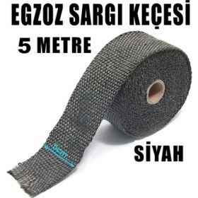 Resim Egzoz Yanmaz Sargı Keçesi 1-4 Metre Siyah 