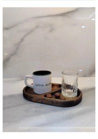 Resim 3 Lü Ahşap Md Fincan Seti 95ml 