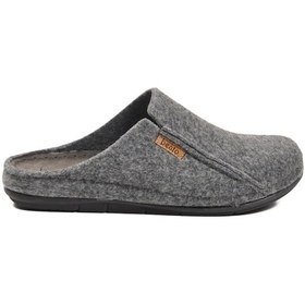 Resim Gri Anatomik Keçe Erkek Ev Terlik K-63.007 M Gri 