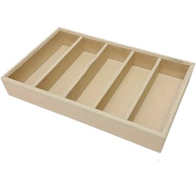 Resim 5 Bölümlü Depolama Tepsisi (Ayarlanabilir Bölücülerle), Bej Kadife Gözlükler Kutusu, Unisex Takı Depolama Kutusu, Kendi Kendine Tasarlanmış DIY El Sanatları ve Sanat Malzemeleri, Takı Sıralama Tepsisi, Takı Tepsileri 