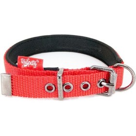 Resim Comfy Boyun Tasması Yumuşak Dokulu - M / Kırmızı Çok Renkli 