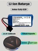 Resim GLOBAL BATARYA Anker Eufy Robovac G20 Akıllı Robot Süpürge Bataryası 14.4v 3200mah Pil (yüksek Kapasite) 