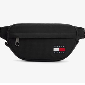 Resim Tommy Hilfiger Erkek Siyah Bel Çantası (AM0AM14280-BDS) 