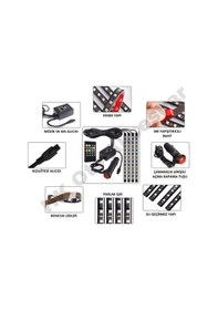 Resim Araç İçi 4 Ayakaltı Led Aydınlatma Tak Çalıştır 