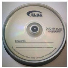 Resim TREND Elba DVD+R 8.5GB DL 240MIN 8X 10 luCakebox 