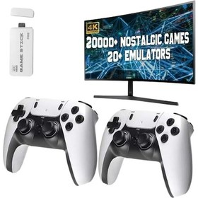 Resim Nrzsnt 3d 4k Hd 2.4g Game Stick 4k Ultra Hd Oyun Konsolu Çift Kollu 