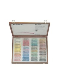 Resim Schmincke Soft Pastel Boya Seti Cardboard 60lı Ahşap Kutu Diğer 