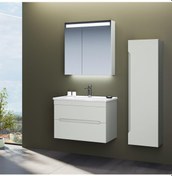 Resim Orka Varna 80 Cm Mdf Mat Kaşmir Banyo Dolabı Takımı Ve Boy Dolabı Çok Renkli 