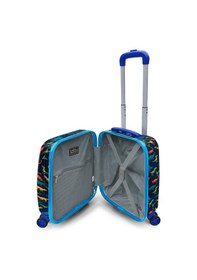 Resim Coral High Kids Lacivert Mavi Dinozor Desenli Çocuk Valizi 16748 