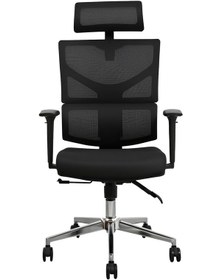 Resim Hunt Mobilya Seman Siyah Fileli Ofis Yönetici Koltuğu Siyah 