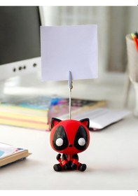 Resim Catpool Fotoğraf Not Tutacağı Ofis Masası Hediyelik Not Tutucu Kırmızı 