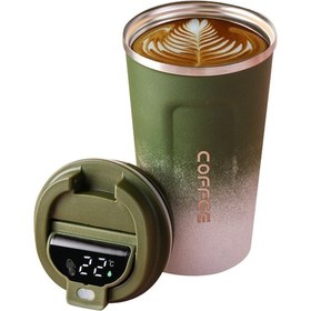 Resim Yaleker Akıllı Sıcaklık Göstergeli Çift Katmanlı Paslanmaz Çelik Termos - 510ml 112 Karakter 