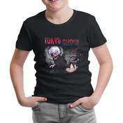 Resim Tokyo Ghoul Siyah Çocuk Tshirt 