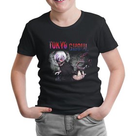 Resim Tokyo Ghoul Siyah Çocuk Tshirt 