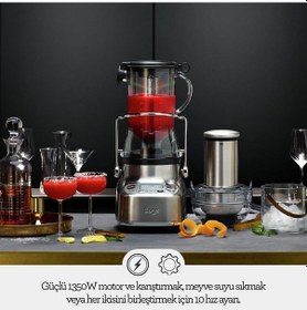Resim Sage SJB815 3x Bluıcer Pro 1350 W Katı Meyve Sıkacağı (Teşhir) 