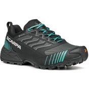 Resim Scarpa Ribelle Run Xt Gore-tex Kadın Koşu Ayakkabısı Anthracite - Turquoise 