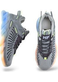 Resim Tam Ortopedik Taban Günlük Erkek Spor Ayakkabı Geniş Taban Ultra Comfort Mp 1229 Gri 