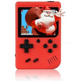Resim 8-bit Mini Video Oyunu Konsolu Dahili 500 Oyun Retro Taşınabilir Konsol Elde Red 