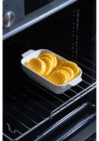 Resim Acar Nova Oval Fırın Kabı 19 Cm Beyaz 