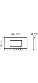 Resim AUDIO Görüntülü Diafon Bus Plus (Mekanik Butonlu) 7 Inç 