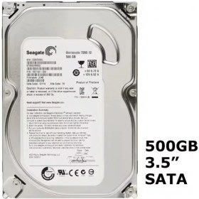 Resim Seagate Sata3 7200RPM 32MB 3.5 Inç 500GB HDD Refrubished 