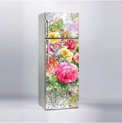 Resim Jasmin2020 Bahçede Çiçek Buzdolabı Sticker Kaplama Etiketi 