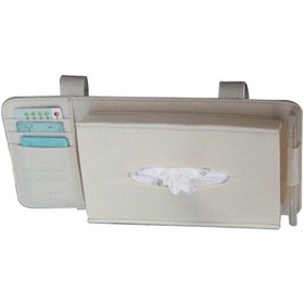 Resim Vkemall Araç Güneş Koruyucu Ve Çok Amaçlı Filtre Kutusu, Yün Felt, Bej, Ect Kartı Ve Kalem Saklama, Kolay Kurulum 