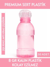 Resim Sizeuyduk Japon Kiraz Çiçeği Rengi Boş Plastik Şişe 50 Adet 50 ML Kolonya Söz Nişan Düğün Nikah PawTAÇJPN 