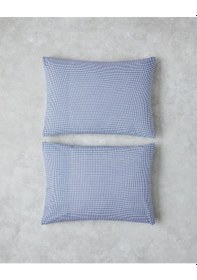Resim English Home Petit Check Pamuklu 2'li Yastık Kılıfı 50x70 Cm Yeşil-mavi Yeşil-mavi 