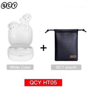 Resim Qcy Ht05 Anc Kablosuz Kulaklık 40db Gürültü Bluetooth 5.2 Kulaklık 6 Mic Enc Hd White With Pouch Meksika 