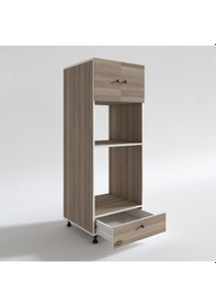 Resim Kenzlife fırın dolabı kamile crd 162*60*56 mutfak çekmeceli ayaklı banyo kiler ofis 