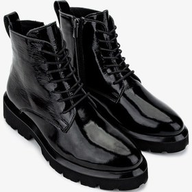 Resim Valmenti Kadın Siyah Rugan Casual Bot 1031 195-m8300 Bn Bot Sk24-25 Sıyah Rgn Siyah Rugan 